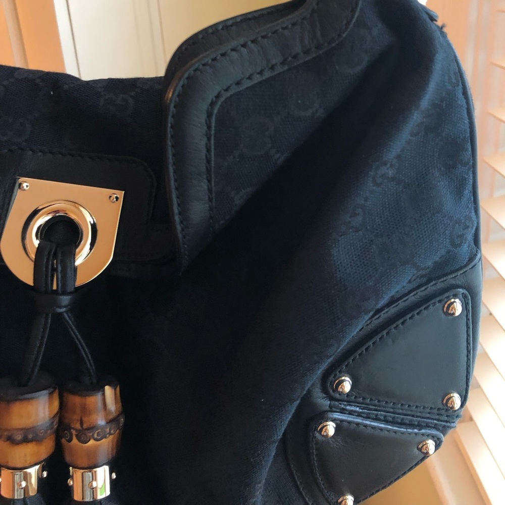 Gucci Horsebit Bamboo Tassels Vintage Handbag - Picture 2 of 7